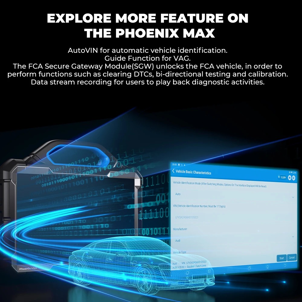 TOPDON Phoenix Max 2 Year Free Upadate Car Truck Ecu Programer Programming Tool Full System OBD2 Car Diagnostic Scanner Tool
